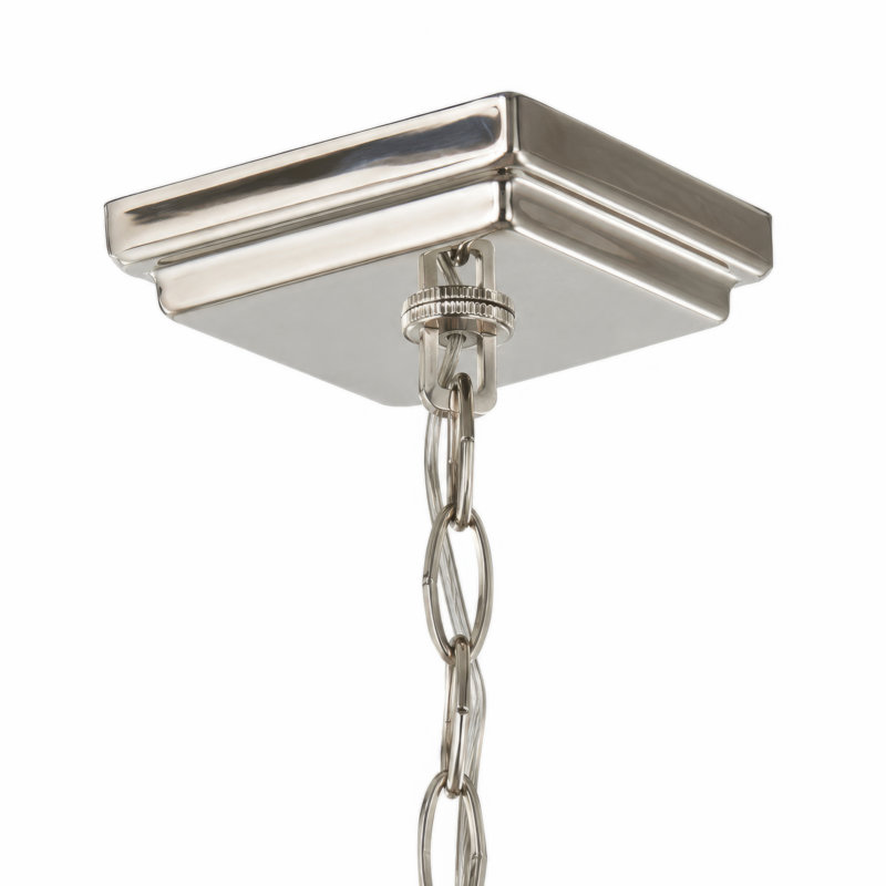 Luminaire suspendu pour vestibule York, Polished Nickel