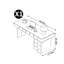 Modern style light luxury multi drawer desk-394606569