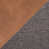Brown Faux Leather/Gray Fabric selected