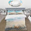 Coastal Seashore - Ensemble de housse de couette Modern Beach - Microfibre de polyester-1562219977