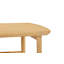 Table basse carrée Amelia en chêne naturel-120054595
