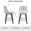 Ensemble de 2 tabourets de bar pivotants-125607686