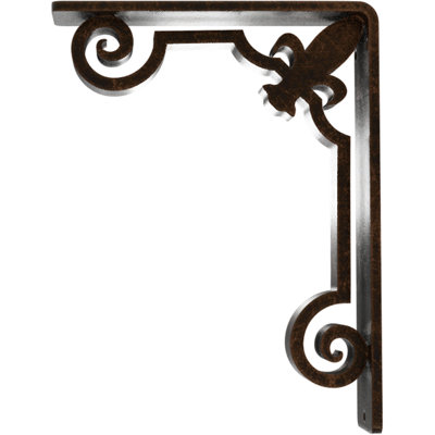 Support en fer forgé Fleur De Lis