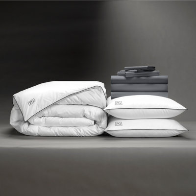 Ensemble d'édredon standard en coton 10 pièces