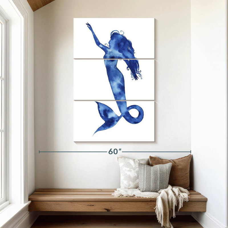 Bleu Ashelle Sirena I, H 50 po x l 32 po