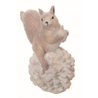  Resin Multicolor Harvest Squirrel Figurine