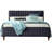 Spencer Catisha Upholstered Tufted Platform Bed-756218906-716599104