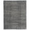Wool Geometric Area Rug in Dark Gray/Ivory