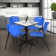 Regency Cain Square Breakroom Table & 4 M Stack Chairs