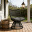 Chaise d'extérieur en rotin