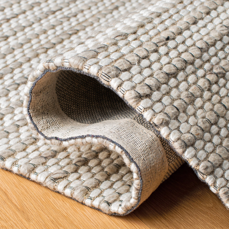 Marbella Contemporary Area Rug In Light Brown / Ivory, Runner 119.38 x 304.8cm