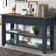 Console moderne en bois de pin massif avec 3 tiroirs et 2 tablettes-1830833609-1830833608