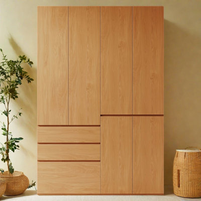 Garde-robe simple de couleur unie
