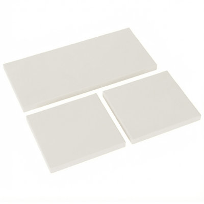 Outsunny Outdoor Seat Cushion Pads for 3 PCs Rattan Furniture Cream White