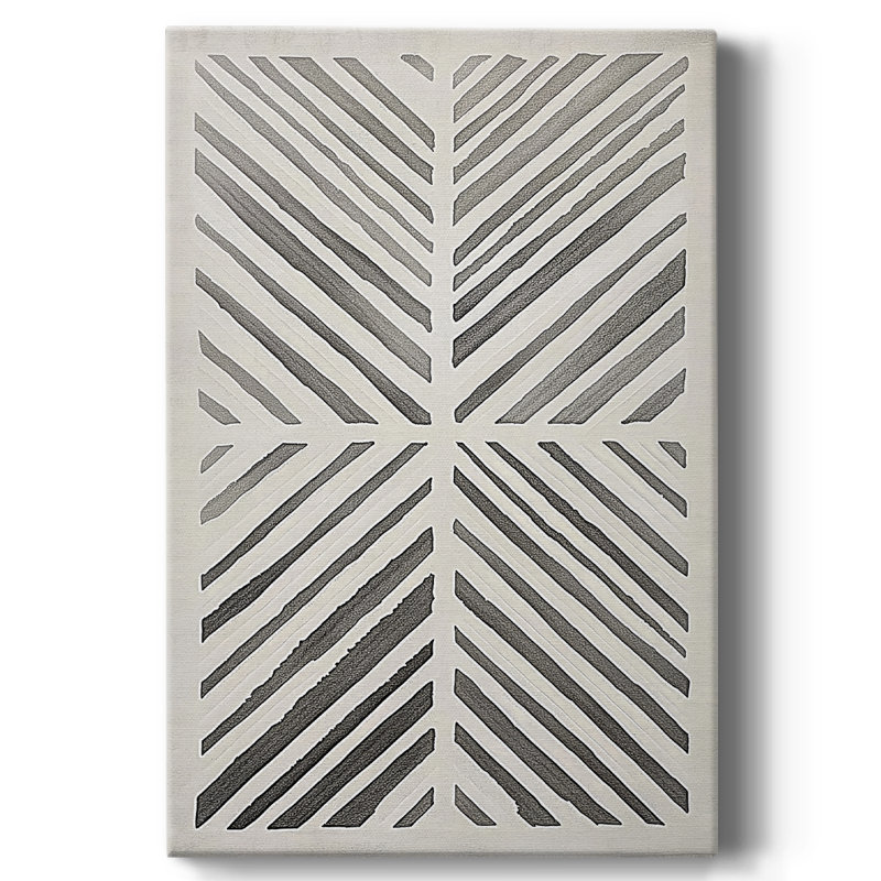 Toile tendue avec châssis abstrait CLX Gallery - prête à être accrochée - fabriquée aux États-Unis, H 48 po x l 32 po