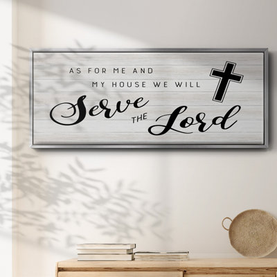 Serve the Lord - Toile encadrée