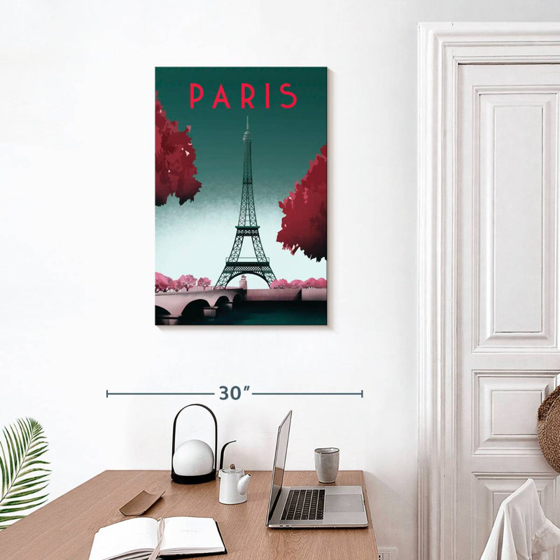 Nicci Visit Paris I, 30" H x 20" W