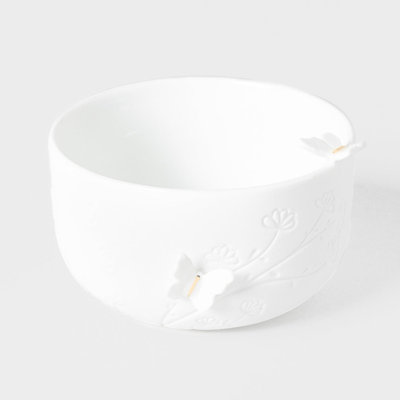 Bol à papillons en porcelaine - 5,7 po