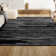 Mahit Modern Berber Stripe Black/Cream Rug