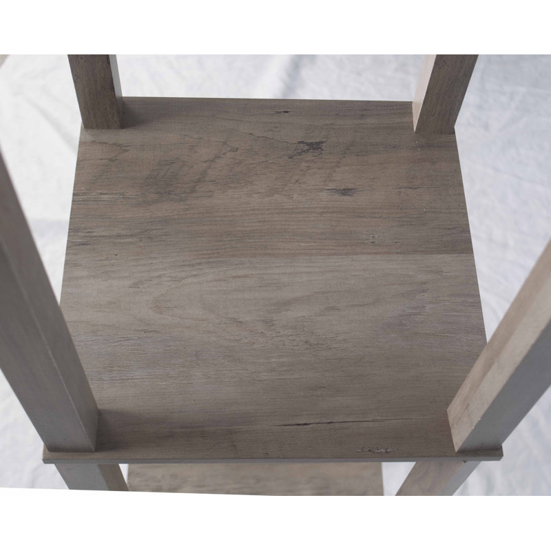 Jameir 62.5'' Brown Tray Table Floor Lamp
