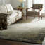 Tapis transitionnel oriental noir et noir en laine douce noué à la main moderne et élégant-1732183339