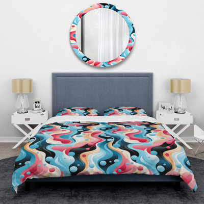 Ensemble de housse de couette Popart Bubblegum Mirage I