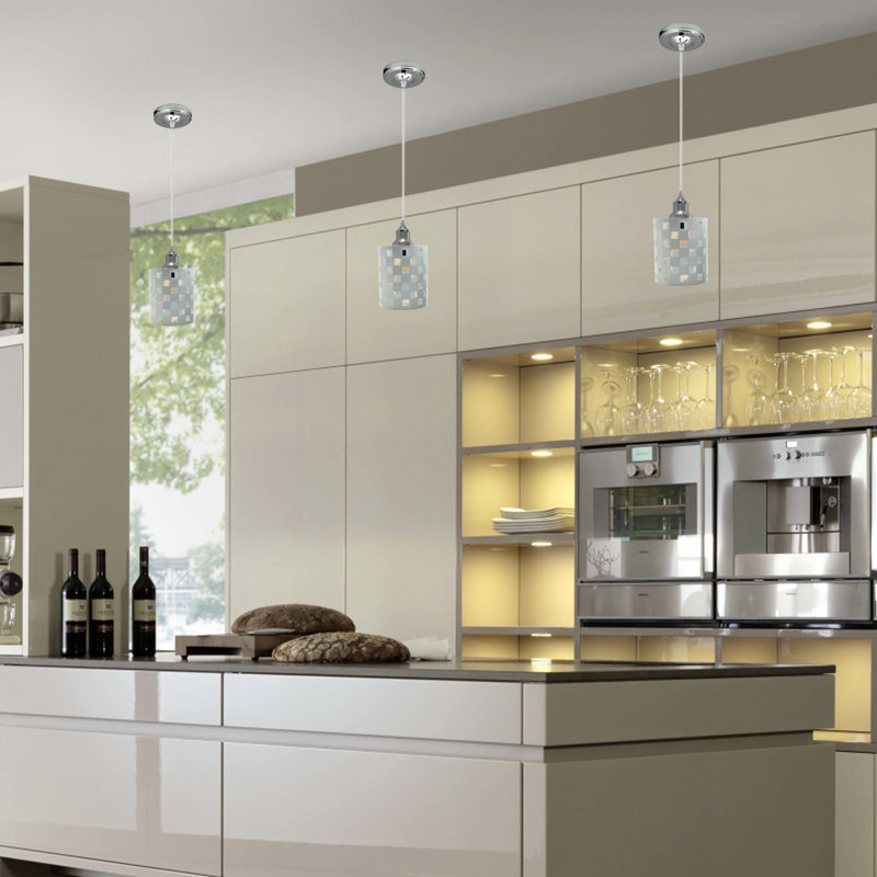Flosi 1 - Light White Drum Pendant