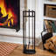 4 Pc Classic Fireplace Toolset