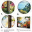 «Tropical Windows View Blooms 4 - Coastal Windows», art mural-1637814367-1637814358