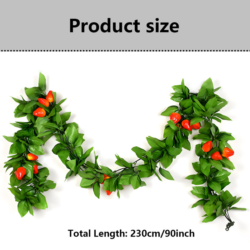 90'' in. Faux Garland