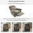 Swivel Recliner Manual Rocking Recliner-1481642605