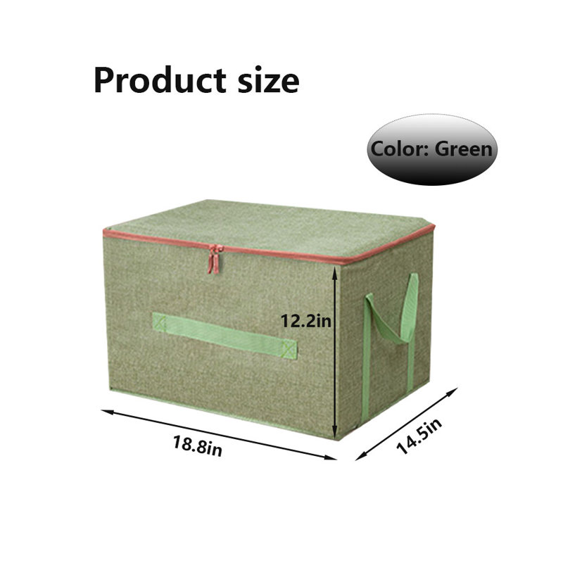 Bac de rangement en tissu Latitude Run®, Vert