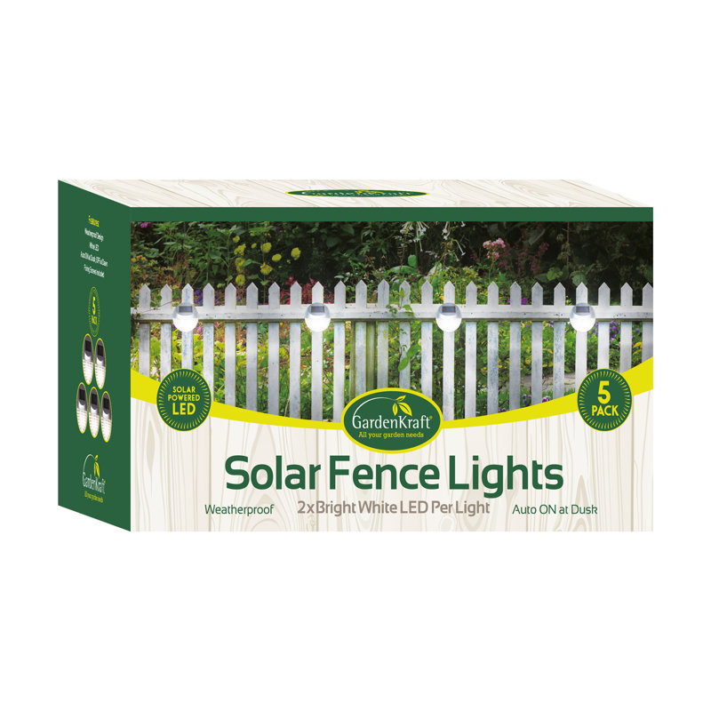 Stainless Low Voltage Solar Powered Integrated LED Deck Light Pack