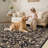 Farmhouse Machine Washable Rug for Living Room, Non-Slip Botanical Area Rugs, Low Pile Stain-Resistant Vintage Carpet, Soft Foldable Print Floor Mats for Bedroom, Nursery, Home Office-1966805066