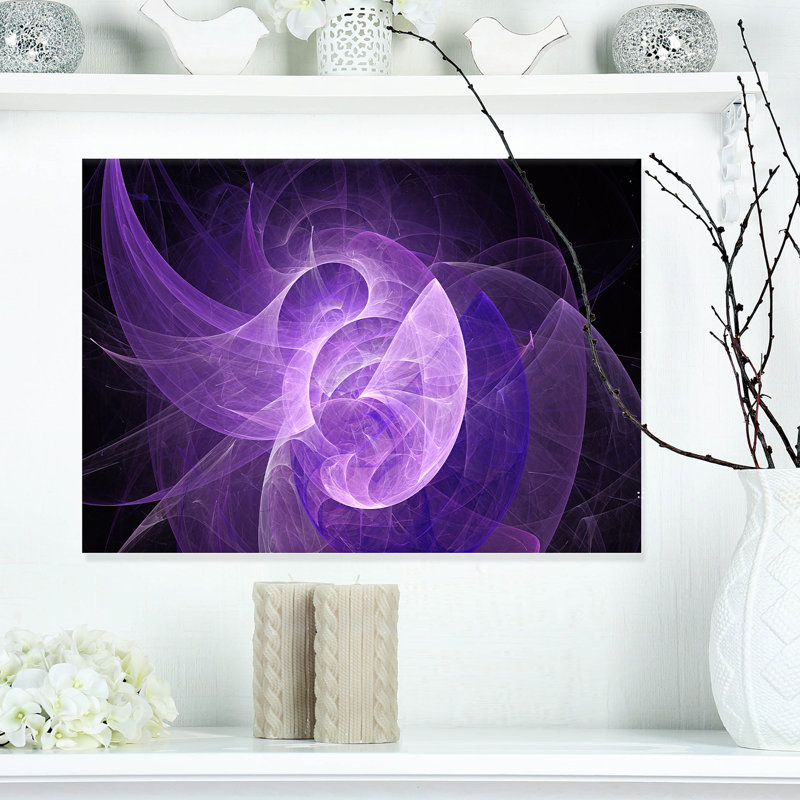 « purple mystic psychédélique design », impression sur toile, H 20 po x l 20 po x P 1 po