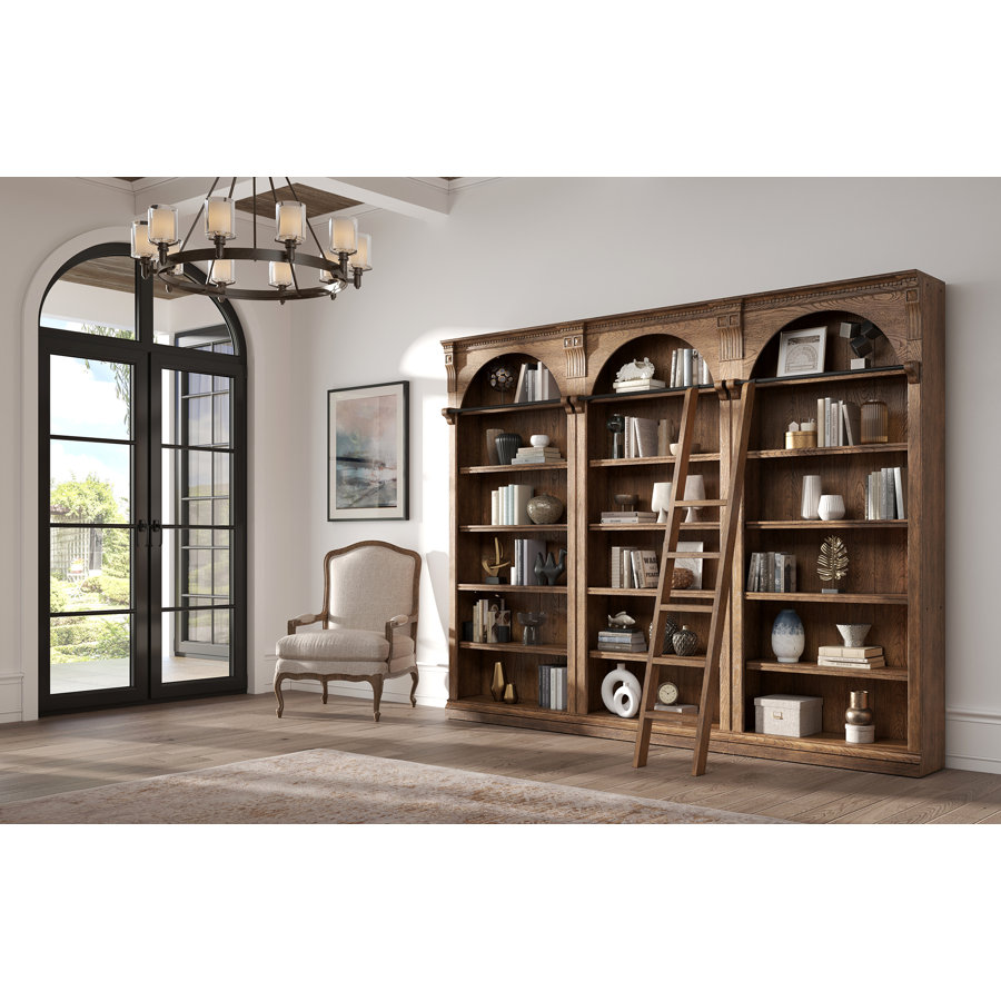 Elliana 94" H x 120" W Library Bookcase