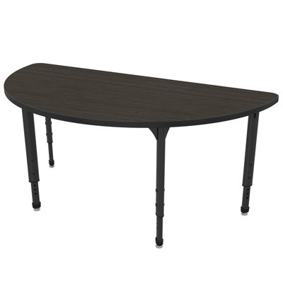 Marco Apex Series Adjustable Height Half-Round Activity Table