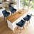 Advika 25" Swivel Upholstered Counter Stool with Solid Rubberwood Frame &  Full Back Arms-1085626193