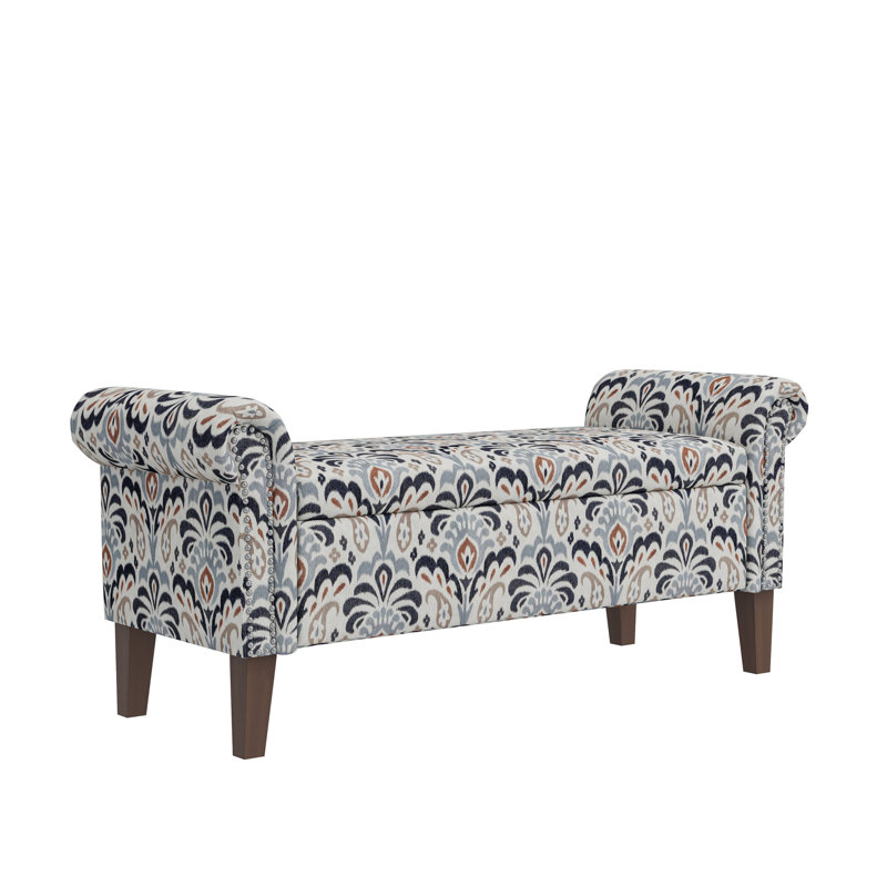 Rangement élégant: facile à nettoyer, motif de revêtement floral, fabrication en bois franc