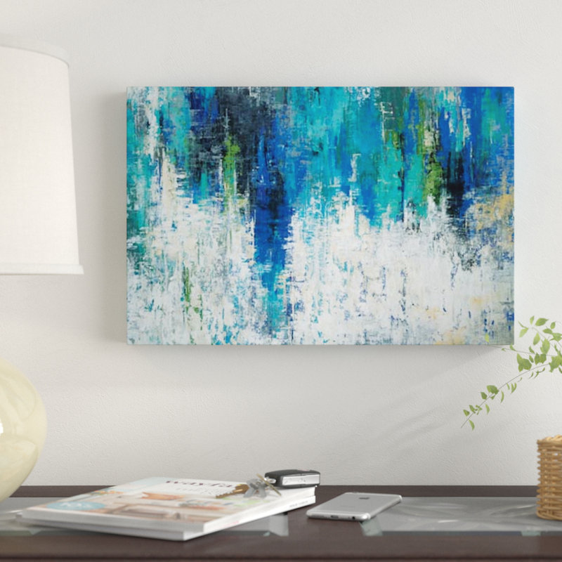 «Surface of the Lake», reproduction sur toile, H 18 po x l 26 po x P 1,5 po, Toile tendue
