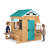 Kids Playhouse, Cottage With Bench, Mailbox, Blackboard, Toy Sink & Kitchen Playset