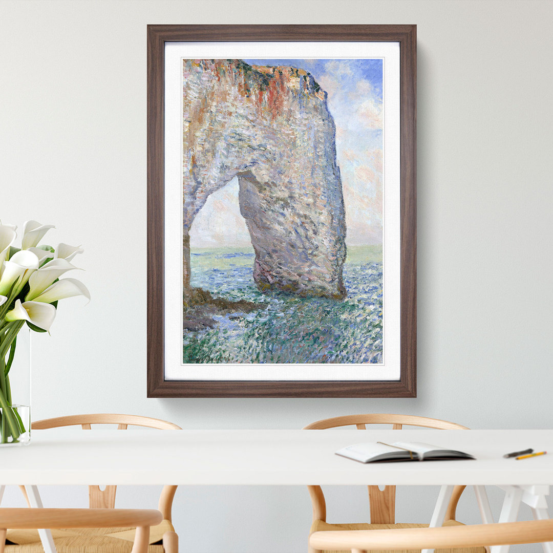 The Manneporte near Etretat by Claude Monet - Picture Frame Painting