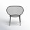 Abberton Powder Coated Steel Outdoor Armless Lounge Chair