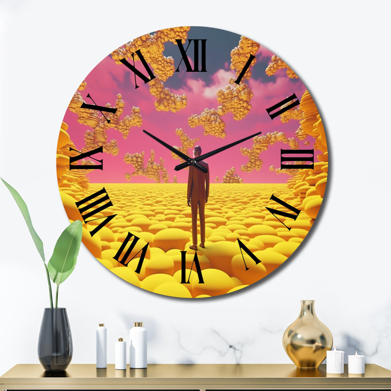 Horloge murale Quantum Field Of Possibilites, Très grand