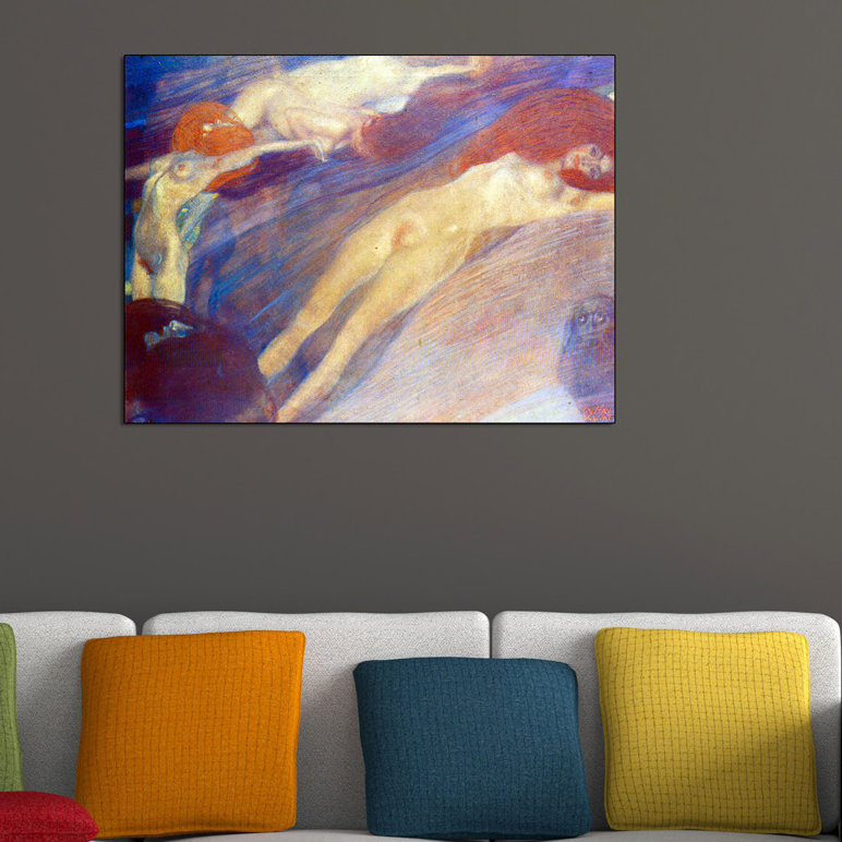 1 Piece Wrapped Canvas Painting, 60cm H x 80cm W x 1.8cm D