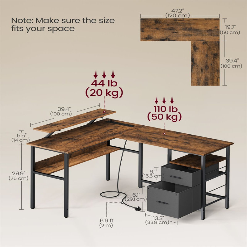Metal Base Computer Desk