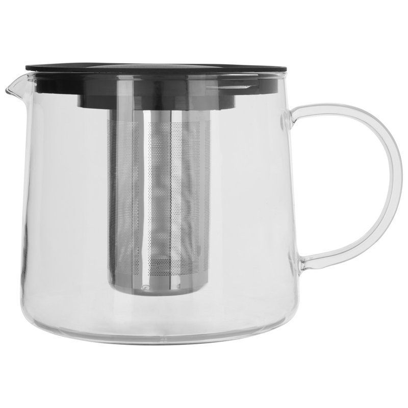 Symple Stuff Hrant 1500ml Glass Solid Colour Teapot