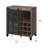 Rustic Sideboard, Black Sideboard, Sideboard With Wine Storage