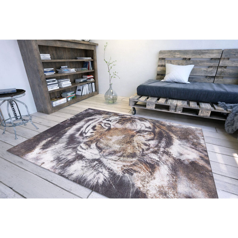 Elegant Hall Carpet (2.5 x 7.5 ft), 100% Polyester, 1.1 lbs/sq ft | 4 mm Pile Height, Recycled Poly Cotton Underside | Machine Washable, Eco-Friendly | Perfect for Entryways, Living Rooms & Hallways