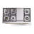 ILVE Nostalgie II Series 48 inch Dual Fuel Range with 8 Sealed Burners, Griddle (Glass Door)-98196477-98196439